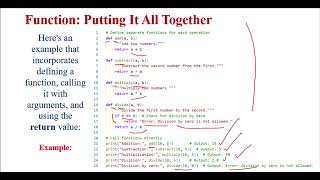 Python Functions – Parameters, Return, and Variable Scope