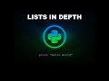 Lists In Depth - Python Programming