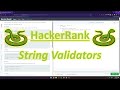 HackerRank (Python): String Validators