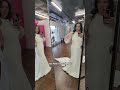 same dress on 3 different brides before and after alterations. plus pearl sleeves.