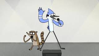 Regular Show - Mordecai And Rigby Make Fun Of The Park Workers At Karaoke