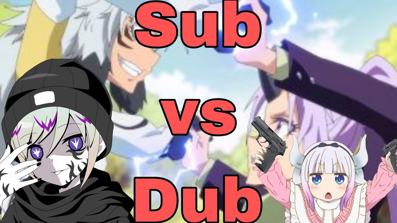 Sub Vs Dub Anime Otaku Weeb Youtube