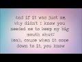 If It's Just Me ~ Hunter Hayes ~ Lyrics