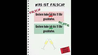 Was ist falsch? | A1/A2 Grammatik Deutsch | Personalpronomen