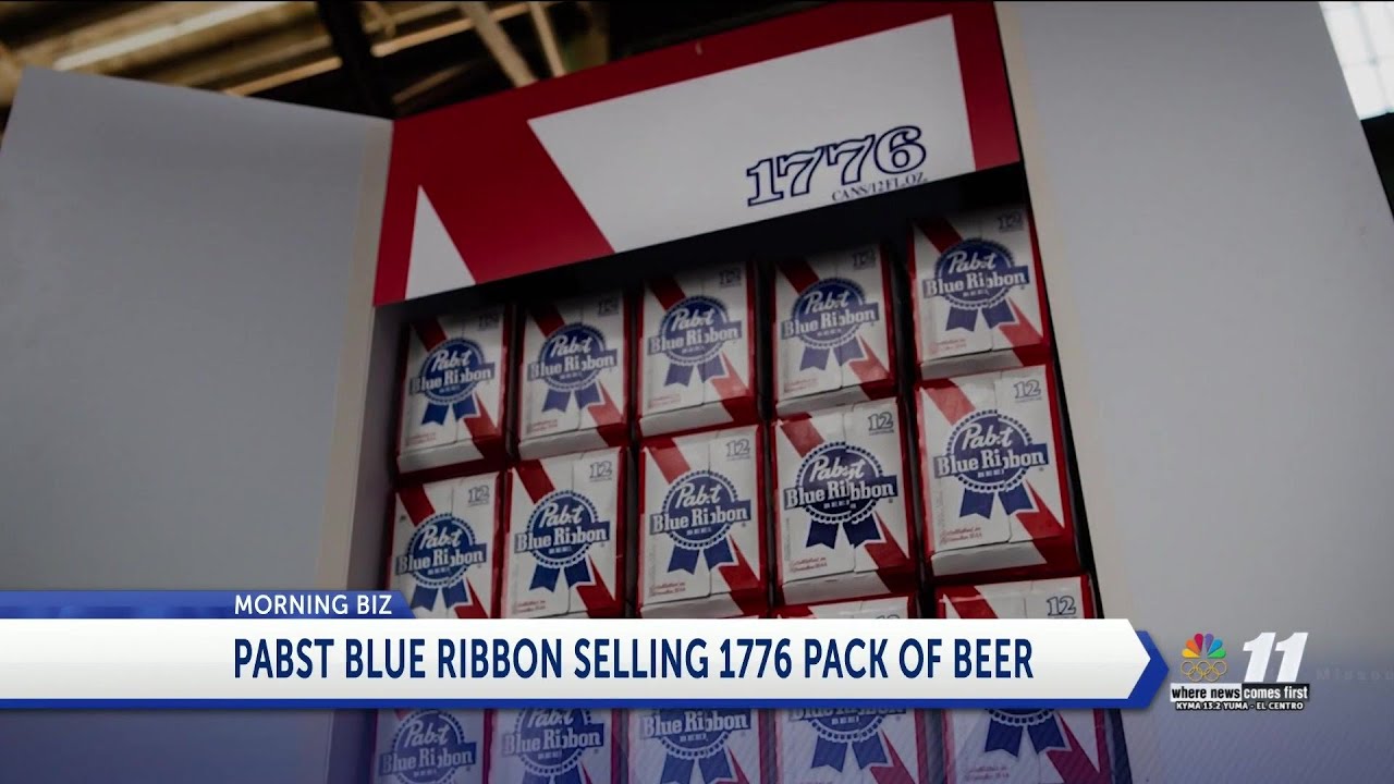 PABST BLUE RIBBON SELLING 1776 PACK OF BEER - YouTube