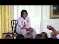 First Lady Michelle Obama Q&A with Children