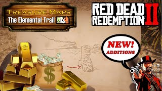 RDR2 新追加イベント🐴自然の道✨NEW Treasure Maps💵The Elemental Trail [4K] [PS4Pro]