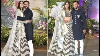 Sonam Kapoor Anand Ahuja Reception Live : Sonam & Anand Makes A GRAND Entry
