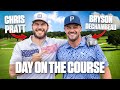 A Day On The Course With Chris Pratt | Bryson DeChambeau