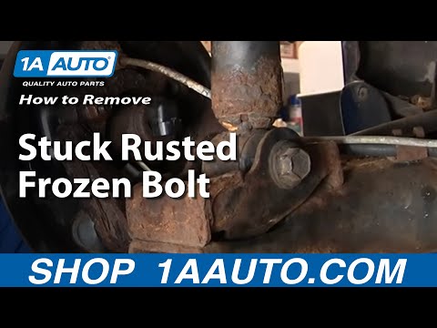1AAuto.com Remove Stuck Rusted Frozen Bolt by Heating With a Torch 1AAuto.com Remove Stuck Rusted Frozen Bolt by Heating With a Torch