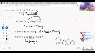 Grade 3 Maths Olympiad Class#75 Length, Weight, Capacity, Time & Temperature 17th Oct