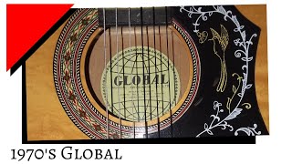 Korean made GLOBAL classical acoustic guitar