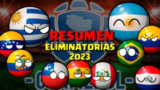 RESUMEN Eliminatorias CONMEBOL 2023  countryballs