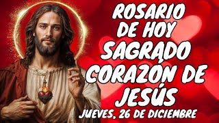 MILAGROSO ROSARIO AL❤️SAGRADO CORAZÓN DE JESÚS❤️. JUEVES, 26 DE DICIEMBRE. #rosario