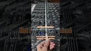 FHZZ® Galvanized Flat Spikes, Anti Climb Wall Spikes for Residential Perimeter Security Protection