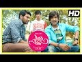 Raja Rani Tamil Movie Scenes | Arya tries to impress Nazriya | Nazriya upset with Arya | Santhanam