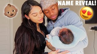 OUR  BABY NAME REVEAL!!