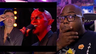 DEVIL SINGER SHOCKS SIMON COWELL with his ANGELIC VOICE!