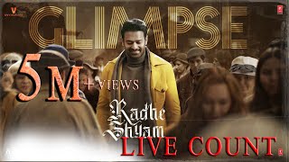 [ 🔴LIVE] | Radhe Shyam Teaser Live Views Count | Prabhas, Pooja H | Bhushan K | Radha I RadheShyam