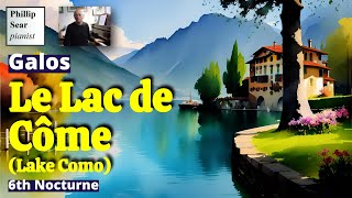 C. Galos: Le Lac de Côme (Lake Como), 6th Nocturne