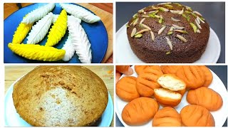 চালের গুঁড়ো দিয়ে ৪টি ভিন্ন ধরনের রেসিপি‼️ Bangladeshi Pitha recipe‼️nasta recipe.