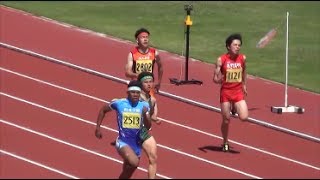 長野県高校総体陸上2017 男子200m決勝