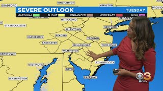 Monday Midday Weather Update: Steamy Start To The Week