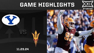 #14 BYU vs. #21 Arizona State Game Highlights | 2024 Big 12 Football