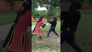 Sigi King Thrust  (Zornhau ort)#sword #hema