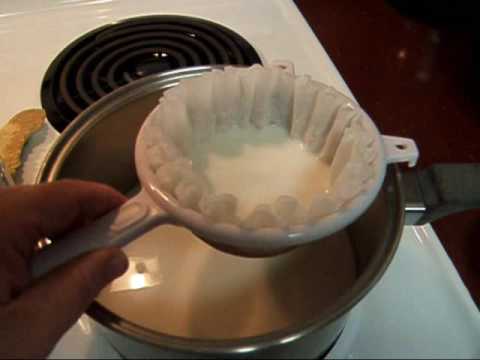 Stove top pasteurization of goat's milk Stove top pasteurization of goat's milk