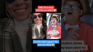 Alicia Keys REACTS to Little Boy SINGING w/Vocal Coach