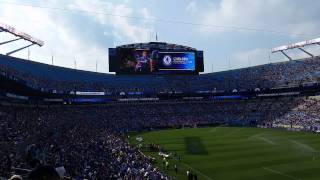 Chelsea pre match video Crowd before the match Chelsea vs PSG Charlotte, NC 7-25-15