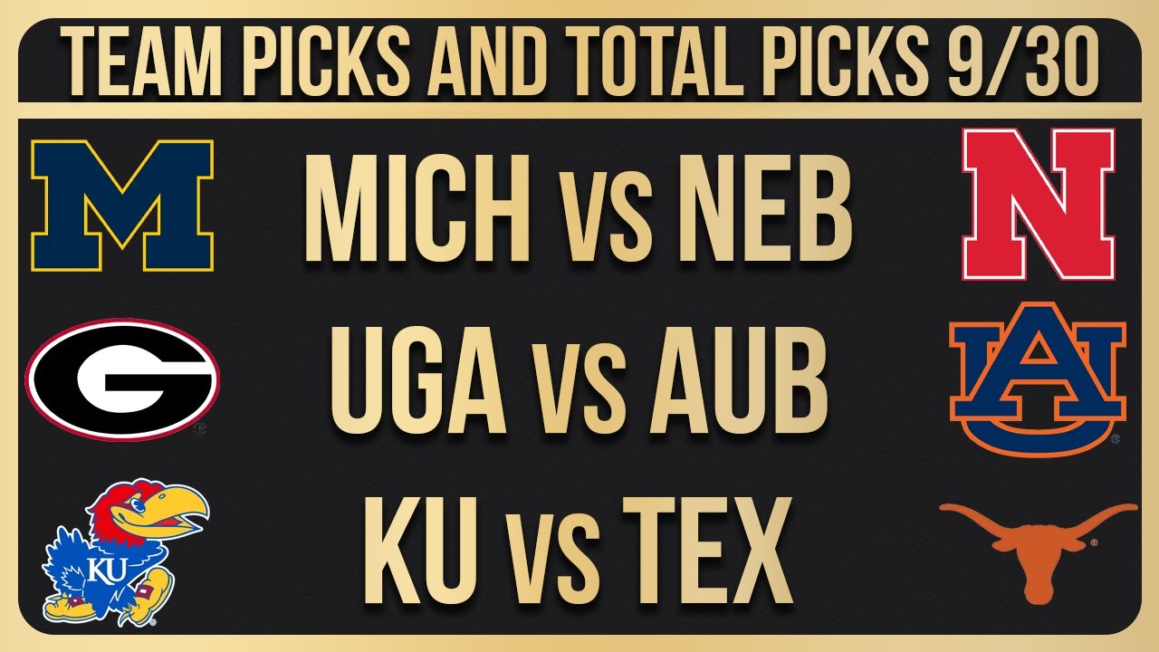 FREE College Football Picks Today 9/30/23 NCAAF Week 5 Betting Picks ...