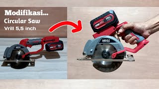 CARA MODIFIKASI CIRCULAR SAW 5,5 INCH VRILL