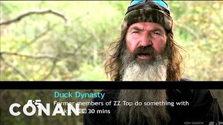 What Conan's Watching - Dexter, Duck Dynasty, Seinfeld Edition | CONAN on TBS