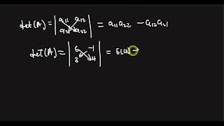 How to find the determinant of a 2x2 matrix @themathematicalscienceport7302