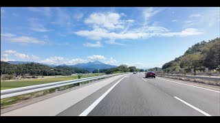 4K ドライブ / 滋賀県 北陸自動車道 木之本IC〜米原JCT〜E1 名神高速 湖東三山 241014