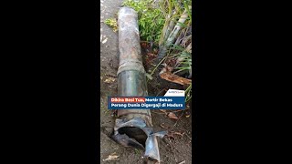 Dikira Besi Tua, Mortir Bekas Perang Dunia Meledak Di Bangkalan, Pulau Madura