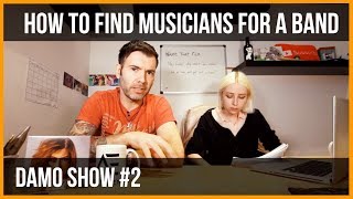 HOW TO FIND MUSICIANS FOR A BAND?