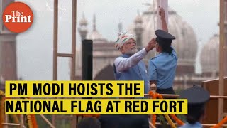 PM Narendra Modi hoists the National Flag at Red Fort on the 76th Independence Day