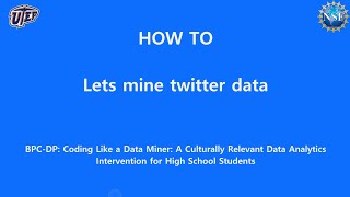 Lets mine twitter data using Python