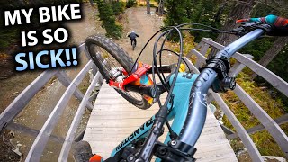 These Famous Whistler Jump Lines FEEL EVEN BETTER on my Enduro Bike! (Dirt Merchant, D1, etc)