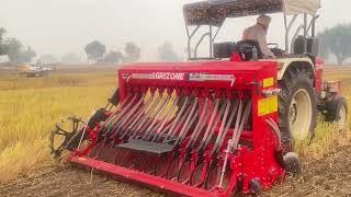 Swaraj 969 FE on agrizone 8 feet super seeder