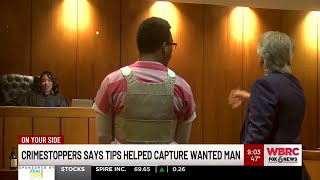 Crime Stoppers says tips helped capture wanted man