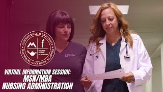 Virtual Information Session: MSN/MBA Nurse Administration