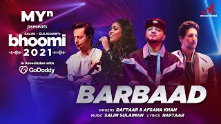 Barbaad - MYn presents Bhoomi 21 | Salim Sulaiman | Raftaar, Afsana Khan | New Punjabi Song 2021