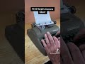 How to use all functions on a 1949 Smith-Corona Silent vintage portable typewriter