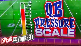 Where Daniel Jones, Jalen Hurts, and Tua rank on a 1-10 pressure scale | NFL | SPEAK FOR YOURSELF