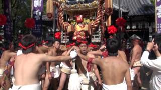 2015 濱の宮天満宮秋季例祭 宵宮 宮入2