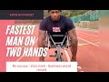 Extraordinary Zion clark born without leg becomes the fastest man with two hands.